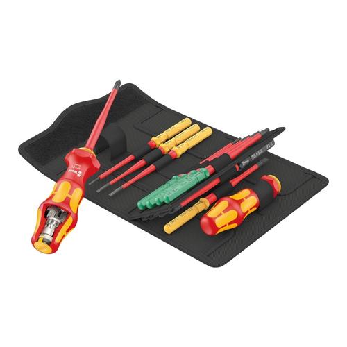 Set scule Wera Kraftform Kompakt Turbo i 1 cu 16 piese si husa