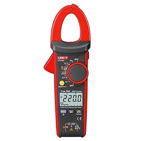 Clampmetru digital UNI-T UT216C  600A TRUE RMS, LCD cu iluminare din spate, Bara grafica analogica: 61 segmente