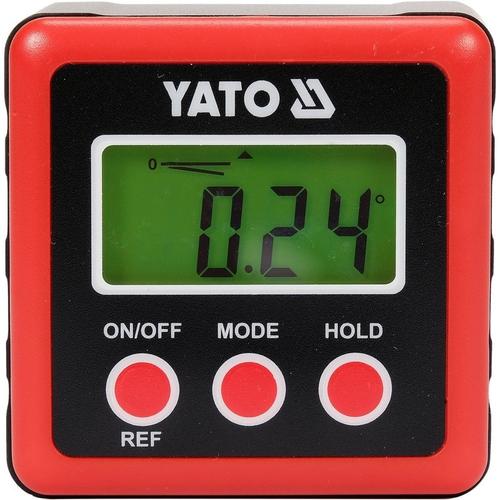 Nivela digitala Yato YT-71000, Aluminiu, Negru/Rosu