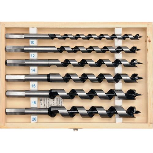 Set 6 burghie pentru lemn Yato YT-3298, Otel carbon, 10-20 mm