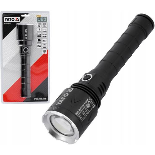 Lanterna YATO YT-085601, 100W, 8000lm, 3 moduri, USB, 64x64x276mm