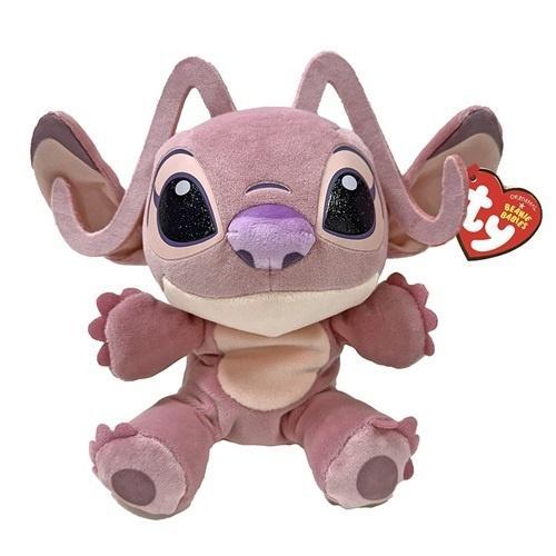Jucarie de plus Beanie Babies TY Lilo & Stitch Angel, 15cm