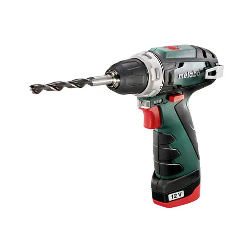 Masina de gaurit si insurubat Metabo Powermaxx Basic 12 V, 1400 RPM, 17-34 Nm, 2 acumulatori 2 Ah, incarcator
