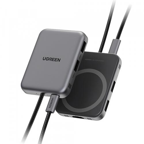 Hub USB-C UGREEN CM896 (65759), 7in1, 1x HDMI, 1x USB-C, 2x USB, 1x SD, 1x TF (Gri)