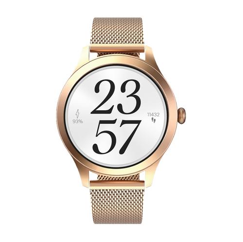 Smartwatch Maxcom FW44 Gold 2, Ecran AMOLED 1.2inch, Autonomie 7 zile, Procesor RTL8763EWE, IP67K (Auriu)