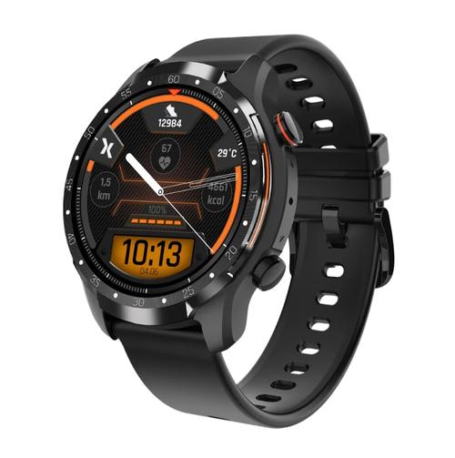 Smartwatch Maxcom FW01 Uran eSIM, Ecran AMOLED 1.39inch, GPS, Pedometru, Monitorizare somn, oxigen, presiune, Notificari, IP68 (Negru)
