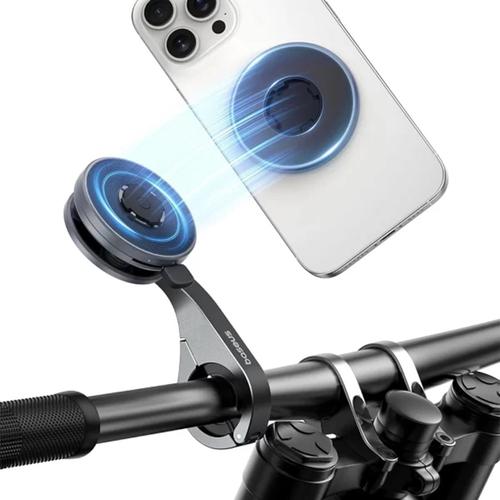 Suport bicicleta magnetic Baseus, aliaj, montare pe ghidon, Negru