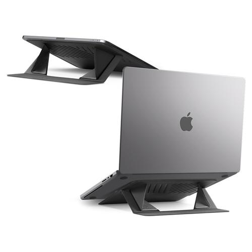 Stand universal laptop Spigen Slim Fold LD201-S6, Diagonala maxima 14 inch, Negru