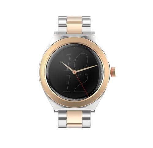 Smartwatch Maxcom FW76 GAL, Ecran AMOLED 1.19inch, Autonomie pana la 10 zile, Pedometru, Notificare SMS, 70+ moduri sportive, IP67 (Argintiu)