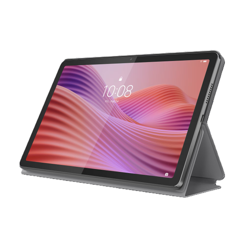 Tableta Lenovo Tab TB311XU LTE, Procesor Mediatek Helio G85 Octa-Core 1.8GHz, Ecran TFT LCD 10.1inch, 4GB RAM, 128GB Flash, 8MP, Wi-Fi 5, Bluetooth, 4G, Android 14 + Husa Folio Case (Gri)