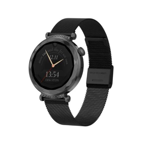 Smartwatch Maxcom FW73 Onyx, Ecran AMOLED 1.19inch, Notificari, FitCloudPro, Autonomie 7 zile, IP68 (Negru)