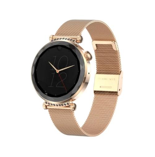 Smartwatch Maxcom FW73 Onyx, Ecran AMOLED 1.19inch, Notificari, FitCloudPro, Autonomie 7 zile, IP68 (Auriu)
