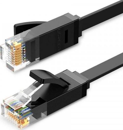 Cablu Ethernet UGREEN UGR214BLK, RJ45, Cat6, UTP, 8m (Negru)