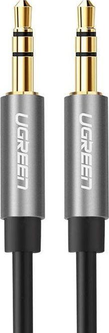 Cablu audio Ugreen UGR553, Jack 3.5mm la Jack 3.5mm (Argintiu)