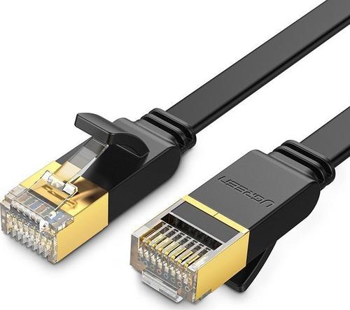 Cablu retea Ethernet Ugreen NW106 11262B, RJ45, Cat7, STP, 3m (Negru)
