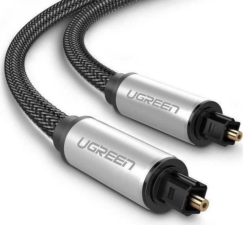 Cablu audio Ugreen UGR655, Toslink - Toslink, 2m (Argintiu)