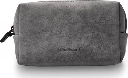 Husa accesorii Ugreen LP285, PU + poliester, 190x120x80mm (Gri)