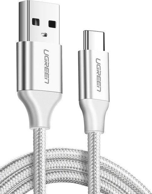 Cablu de date Ugreen 60409, USB-A la USB-C, 3m (Alb)