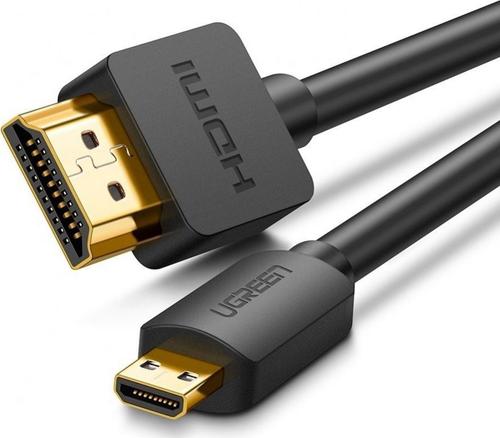 Cablu Ugreen 30103, HDMI la micro HDMI, 2m (Negru)
