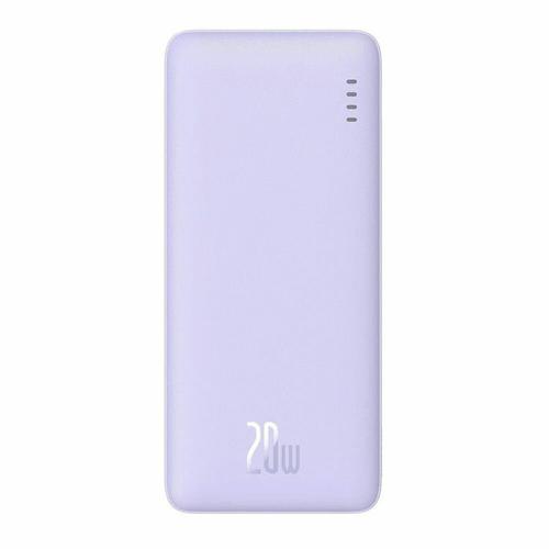 Baterie externa Baseus Airpow, 20000mAh, 20W, Incarcare rapida, USB-C, USB-A, cablu USB-C la USB-A inclus (Violet)