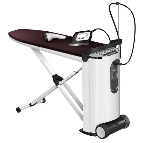 Sistem de calcare cu aburi Miele FashionMaster B 4847, afisaj, steamer (Alb/Visiniu)