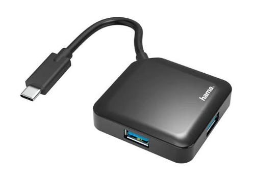 Hub USB Type-C HAMA 200112, USB 3.2 (Negru)