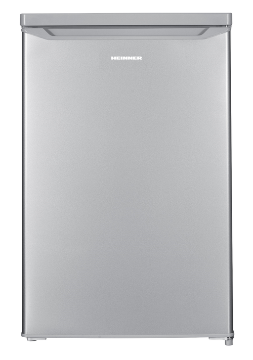 Frigider cu 1 usa HEINNER HF-HM127SE++, 127 L, Clasa E, Lumina LED, Usa reversibila (Argintiu)
