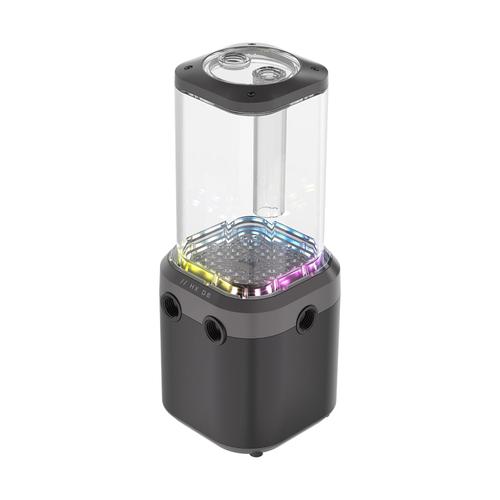 Rezervor penru pompa Corsair iCUE XD6 RGB Elite Combo, 22 LED-uri ARGB (Gri)