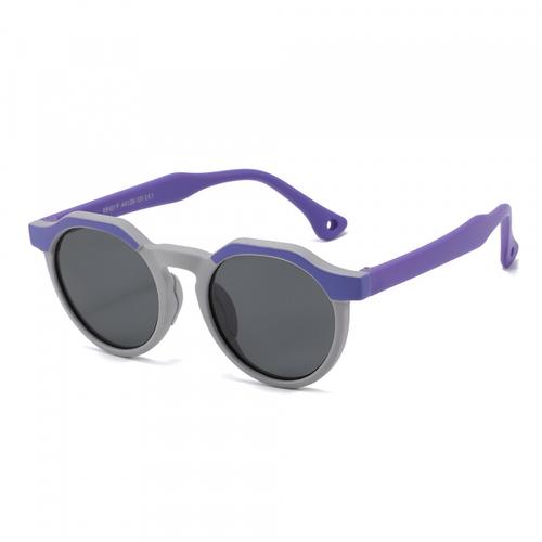Ochelari De Soare Copii Techsuit 601, Polarizati, Protectie UV, Mov/Gri