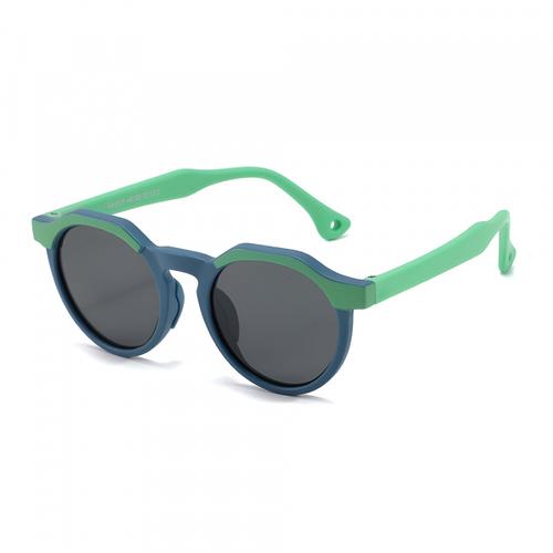 Ochelari De Soare Copii Techsuit 601, Polarizati, Protectie UV, Verzi/Albastrii