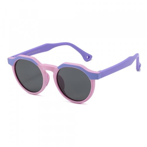 Ochelari De Soare Copii Techsuit 601, Polarizati, Protectie UV, Mov/Roz