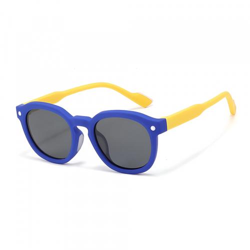 Ochelari De Soare Copii Techsuit 616, Polarizati, Protectie UV, Albastrii/Galbeni