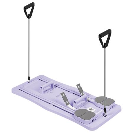 Placa pilates 9 in 1 REBEL ACTIVE RBA-3069-PU, greutate maxima 150 kg, Violet