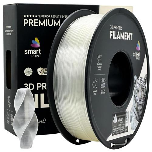 Filament SMART PRINT HS-PLA Transparent, Diametru 1.75mm, Greutate: 1kg, Temperatura duza: 180C – 240C, Temperatura platforma: 50C – 60C