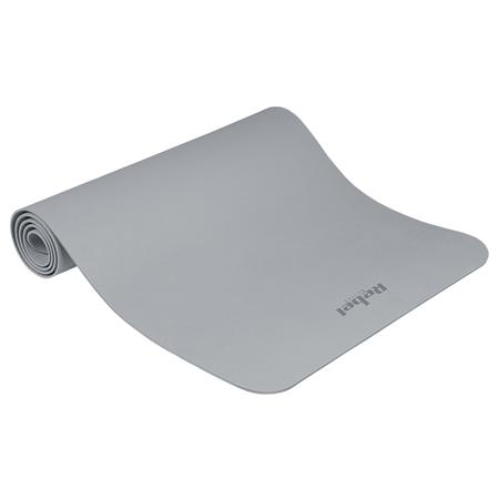 Saltea fitness REBEL ACTIVE RBA-3157-GY, 183x61cm, Grosime 4 mm, Gri