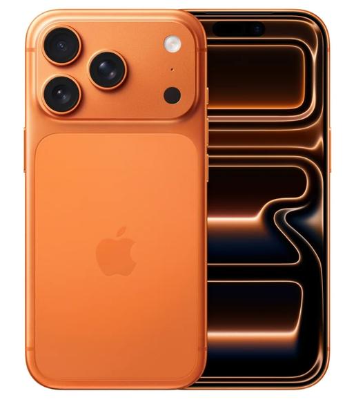 Telefon Mobil Apple iPhone 17 Pro, LTPO Super Retina XDR OLED 6.3inch, 512GB Flash, Camera Tripla 48 + 48 + 48 MP, Wi-Fi, 5G, iOS (Portocaliu)
