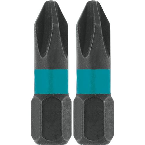 Set de 2 biti de impact, Makita, Impact Black, PZ2x25mm