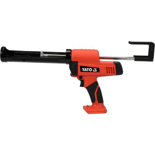 Pistol de lipit silicon, Yato, 18 V, fara baterie si incarcator, Negru/Rosu