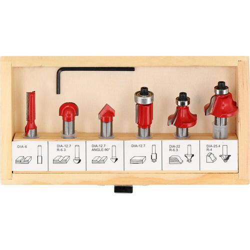 Set 6 Freze Pentru Lemn Yato YT-68001, Prindere 8Mm