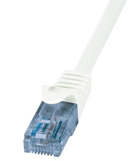 Cablu U/UTP LogiLink CP3081U, Cat.6A, Patchcord (Alb)