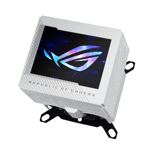 Water Block ASUS ROG RYUJIN III WB WHT, Intel/AMD, Dispplay 3.5inch LCD (Alb)