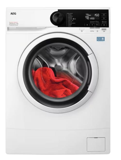 Masina de spalat rufe slim AEG Seria 6000 L6SE27WE, 7 kg, 1200 rpm, CLasa A, Motor Inverter, Tehnologie ProSense (Alb)