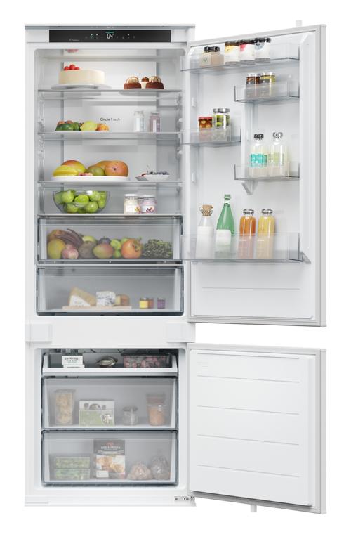 Combina frigorifica incorporabila CANDY Fresco 400 CNBQT3719EW, 382 l, Clasa E, No Frost, Iluminare LED,  H 193.5 cm (Alb)