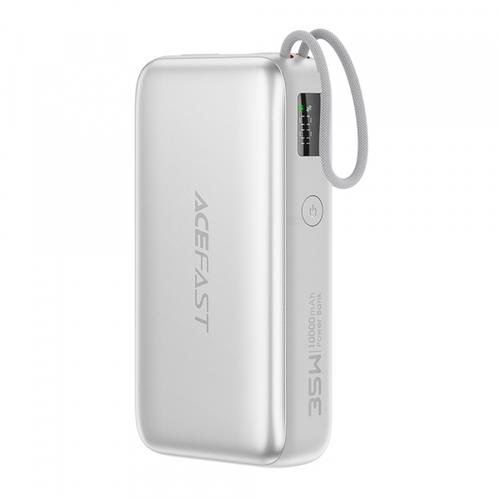Baterie Externa Acefast M32, 10000mAh, 35W, PD , 2 x USB-C (Argintiu)