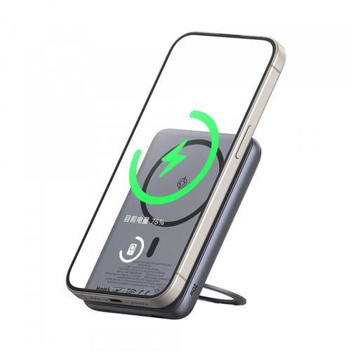 Baterie Externa Wireless McDodo MC-8361 Meta, 5000mAh, 20W, PD + FQI, 1 x QI - 1 x USB-C (Gri)