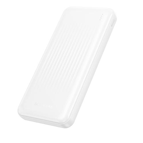 Baterie Externa Borofone BJ78 Clever, 10000mAh, 10W, 2 x USB-A (Alb)