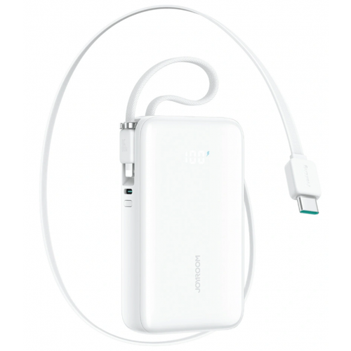 Baterie Externa Joyroom JR-PR2L, 10000mAh, 35W, QC + PD, 1 x Lightning - 2 x USB-C (Alb)