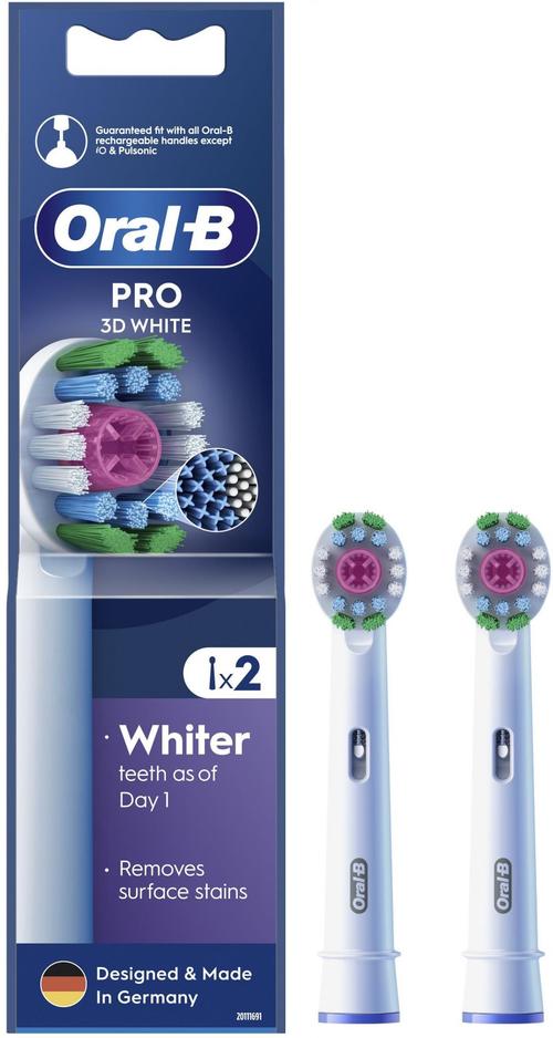 Rezerve periuta de dinti Oral-B Pro EB18pRX 3D White, 2 bucati