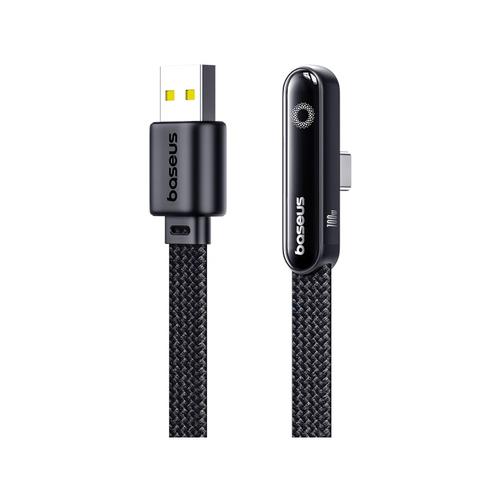 Cablu de date si alimentare Baseus MVP, USB la USB Type-C, 1m (Negru)