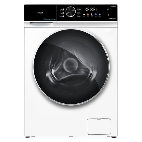 Masina de spalat rufe cu uscator Samus WSDD10612IDM, 10 kg spalare, 6 kg uscare, Motor Inverter, Display LED Color, 14 programe, 1200 rpm, Clasa A/E (Alb)